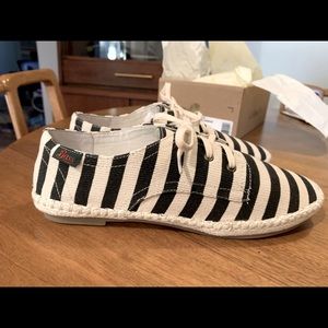 G.H.Bass & Co. Striped Canvas Espadrilles